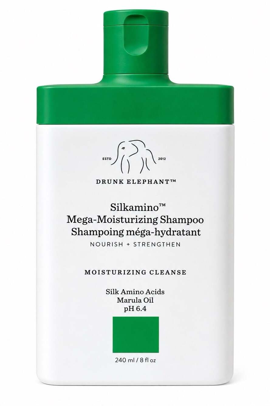 Drunk Elephant & Chris McMillan Silkamino Mega-Moisturizing Shampoo 8 oz /240ml